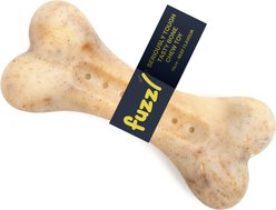 Fuzzl Seriously Tough Tasty Bone Beef Infused Nylon Chew Dog Chew Toy, 7-in
