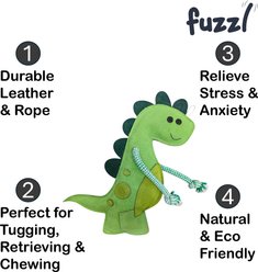 Fuzzl Digby Dino Dog Chew Toy slide 2 of 4