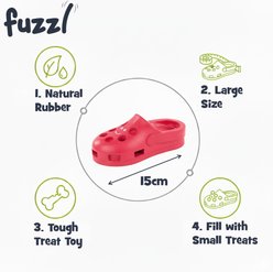 Fuzzl Flip Flop Dog Chew Toy, Red slide 2 of 4