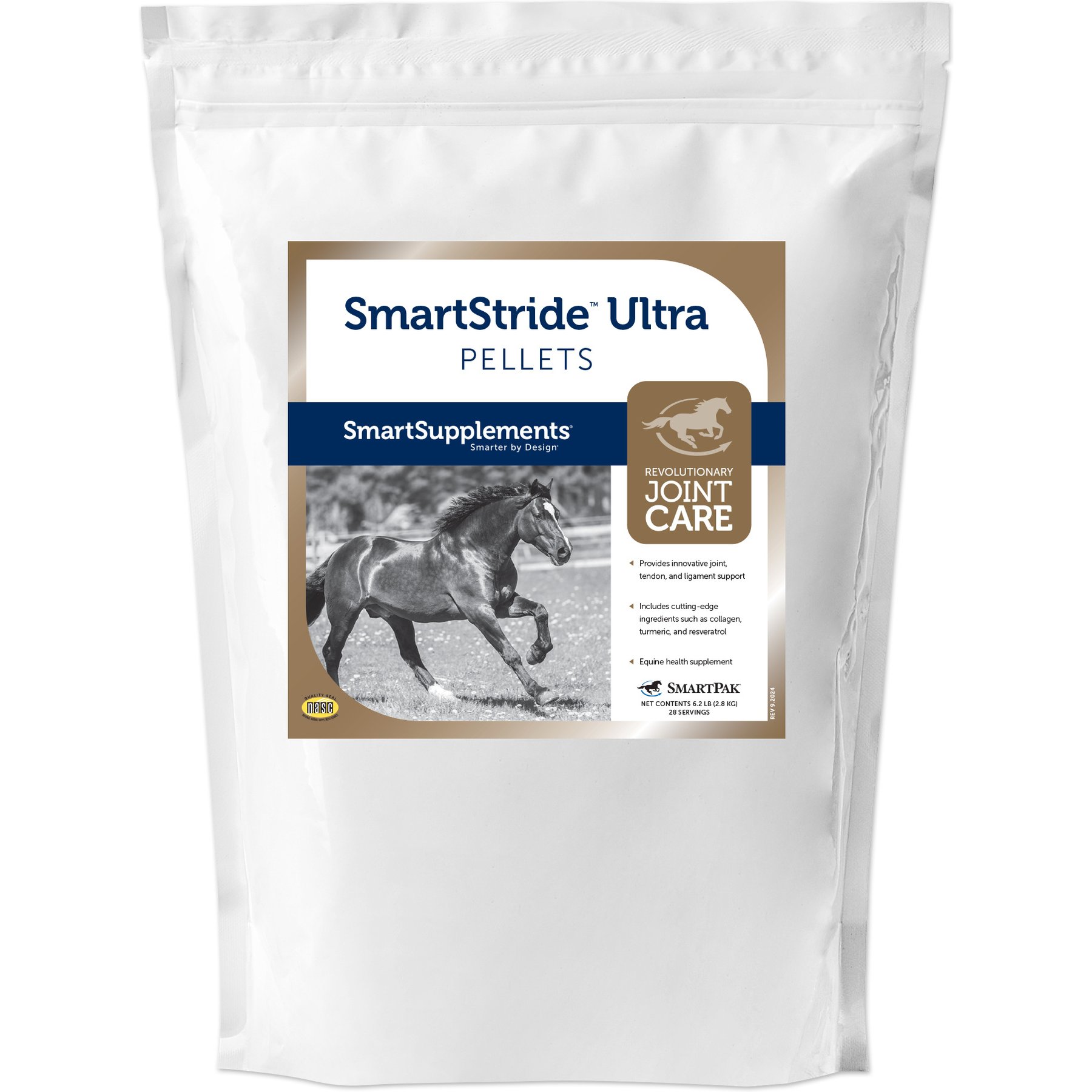 SmartPak SmartStride Ultra Pellets Supplement for Horses, 6.2-lb bag