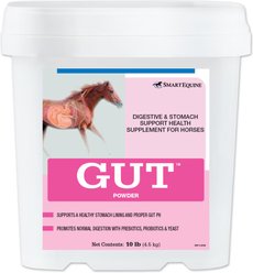 SmartPak GUT Powder Supplement for Horses, 10-lb bucket slide 1 of 6
