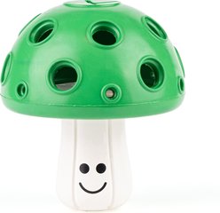 Fuzzl Eco Rubber Magic Shroom Dog Toy Green, Green