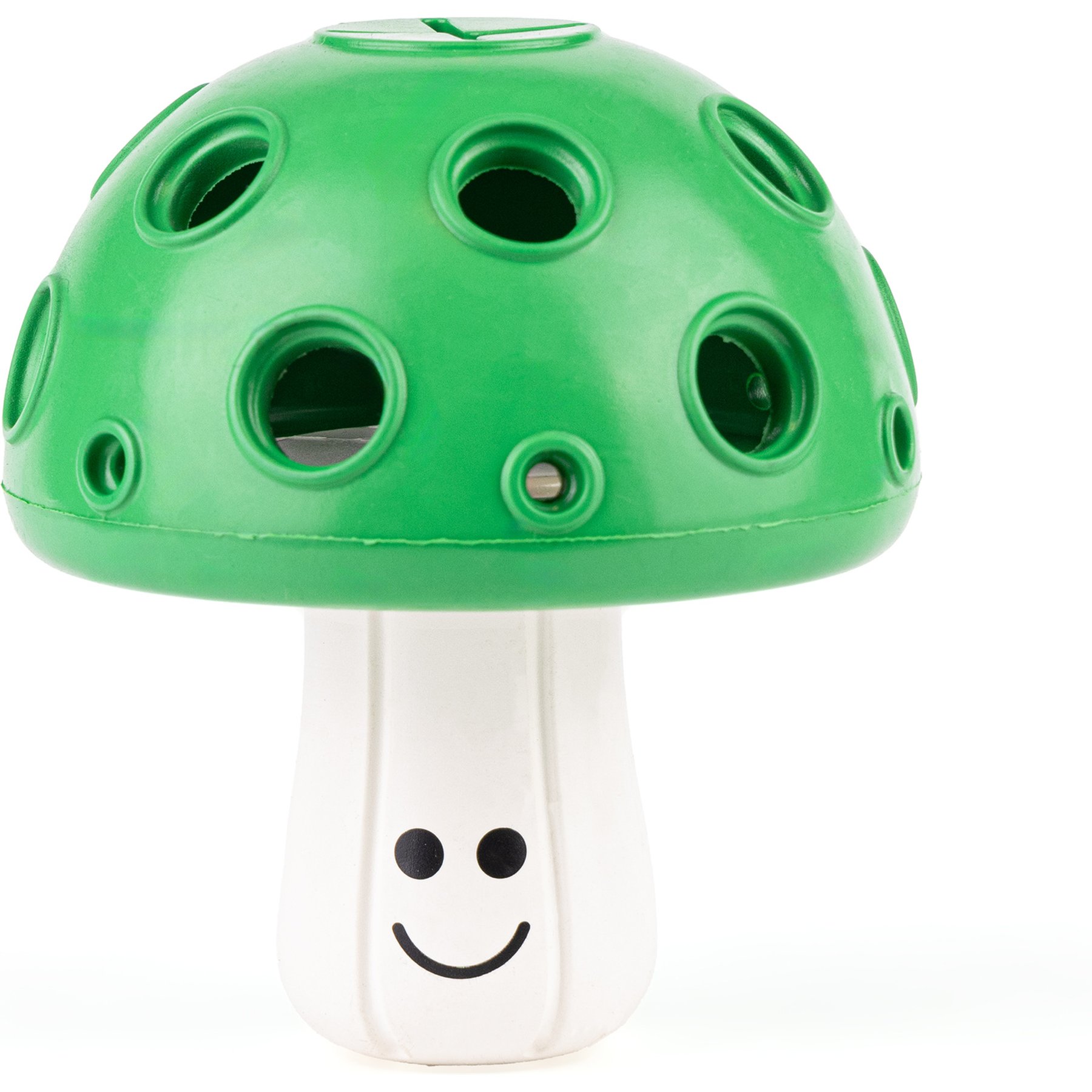Fuzzl Eco Rubber Magic Shroom Dog Toy Green, Green