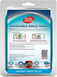 Simple Solution Washable Male Dog Wrap, Medium: 20 to 22-in waist slide 2 of 7