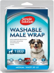 Simple Solution Washable Male Dog Wrap, Medium: 20 to 22-in waist