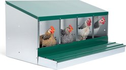 Homestead Essentials 4-Compartment Pro Deluxe Rollout Chicken Nesting Box