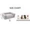 Show in main carousel: FUKUMARU Warm Cotton Corduroy Cozy Couch with Washable Cover Dog & Cat Bed, Grey slide 5 of 8