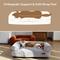 Show in main carousel: FUKUMARU Warm Cotton Corduroy Cozy Couch with Washable Cover Dog & Cat Bed, Grey slide 4 of 8