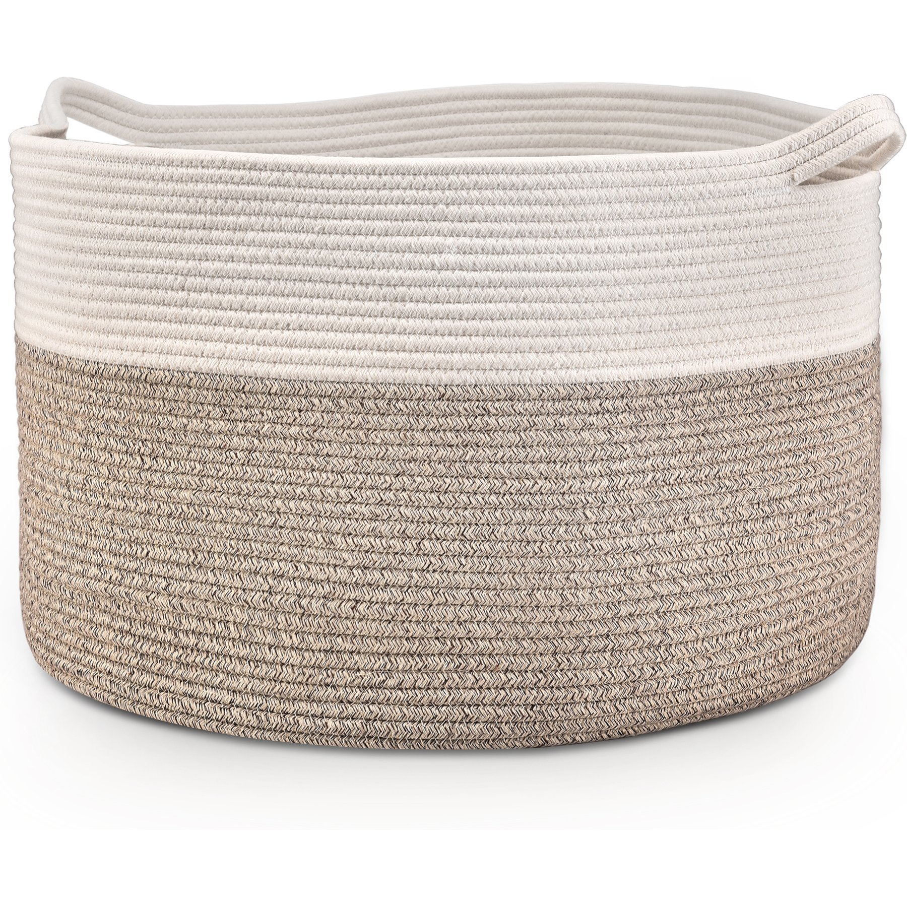 HOMAGICO Dog Toy Storage Basket, X-Large: 11-lb, Brown