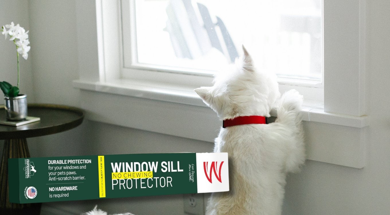 CLAWGUARD Clear Plexiglass Window Ledge Cover Sill Protector for Dogs ...