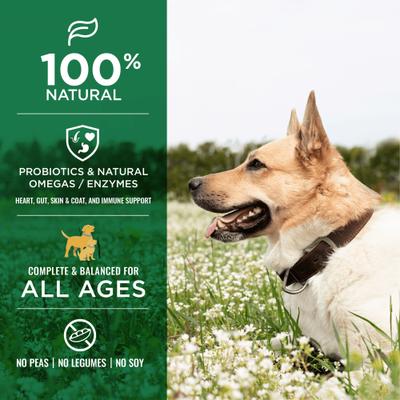 Show full view: Nature's Logic 100% Natural Canine Chicken Meal Feast All Life Stages Dry Dog Food, 25-lb bag slide 3 of 11