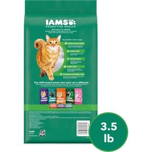 Iams Proactive Health Healthy Senior Chicken Recipe Dry Cat Food, 3.5-lb bag