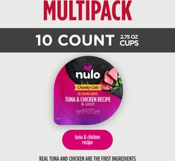 Nulo Chunky Cuts Tuna & Chicken In Gravy Wet Cat & Kitten Food, 2.75-oz cup, case of 10 slide 2 of 8