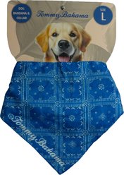 Tommy Bahama Pet Dog Bandana, Blue Bandana, Large