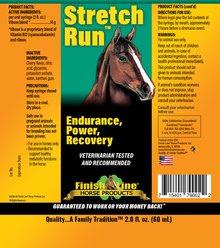 Finish Line Stretch Run Endurance & Recovery Paste Horse Supplement, 2-oz syringe slide 2 of 3