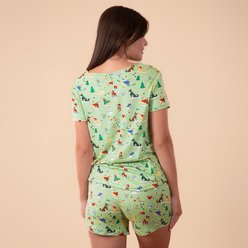 Amanda Blu Santa Paws Pajama Shorts, XX-Large slide 2 of 3