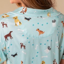 Amanda Blu Bark at the Park Notch Collar Pajama Top, XX-Large slide 2 of 4