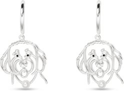 Amanda Blu Wire Doodle Earrings, Silver