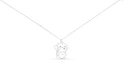 Amanda Blu Wire Labrador Retriever Necklace, Silver, 18 to 21-in