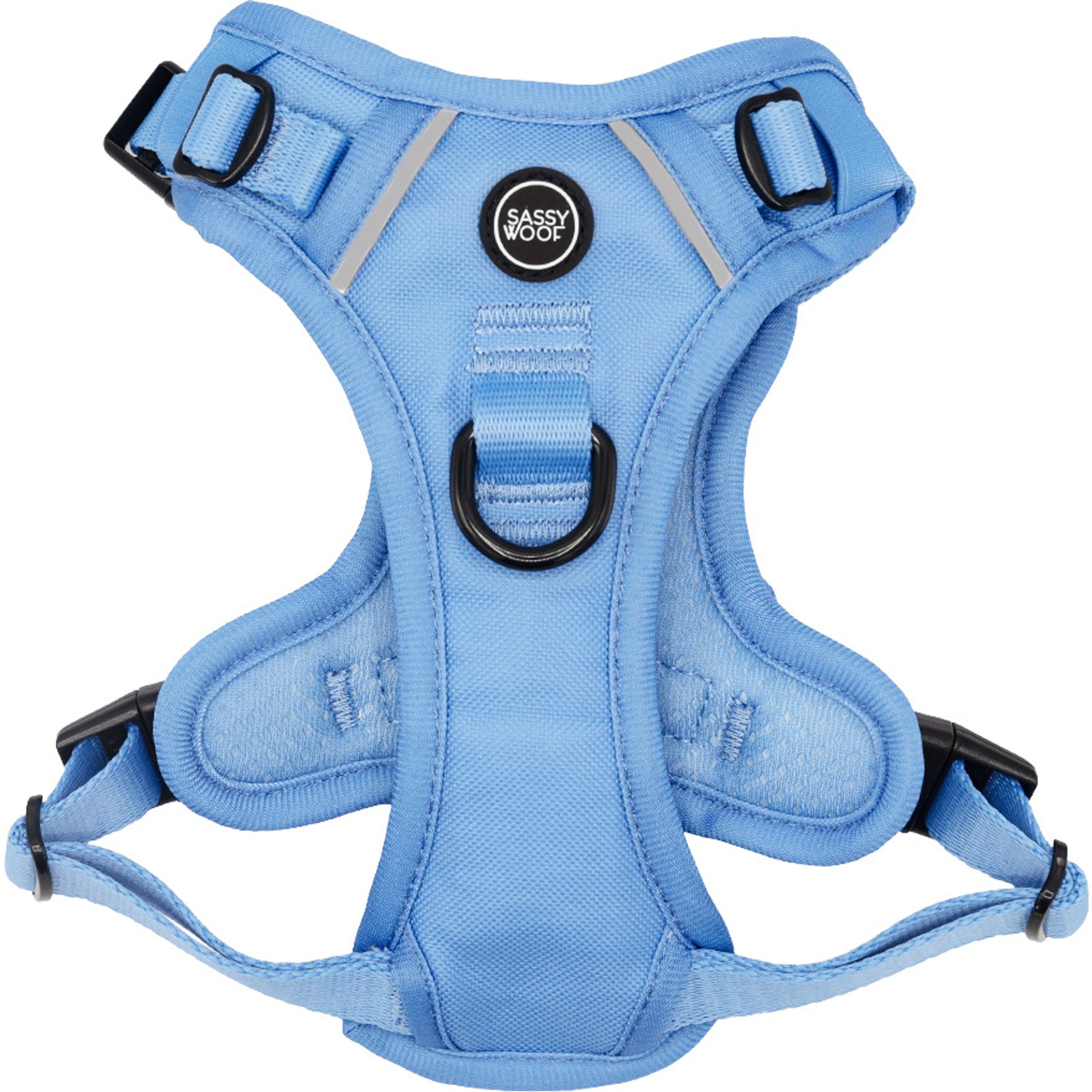 Sassy Woof Step-in Basic Dog Harness, Hydrangea, Medium: 16 to 28-in chest