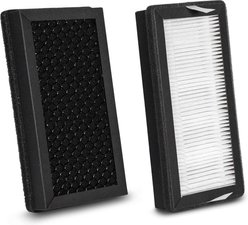 EyeVac Air Purification Replacement Filters, Black, 2 count