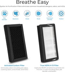 EyeVac Air 2-In-1 Air Purifier/Deodorizer & Vacuum, White slide 2 of 7