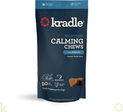 Kradle Nighttime Chicken Flavored Soft Chew Sleep Supplement Dogs, 90 count