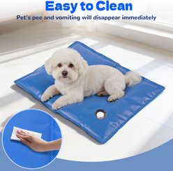 Heeyoo Portable Water Injection Dog Cooling Mat, Blue, 20 x 35-in slide 2 of 9