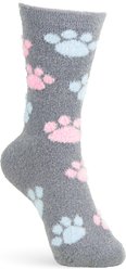 Amanda Blu Paw Print Soft & Cozy Socks, Womens 6-10