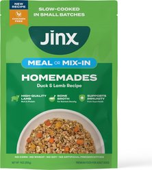 Jinx Homemades Lamb & Duck Pate Wet Dog Food, 9-oz pouch, 12 count slide 1 of 9