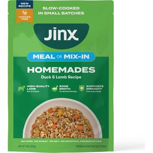 Jinx Homemades Lamb & Duck Pate Wet Dog Food, 9-oz pouch, 12 count