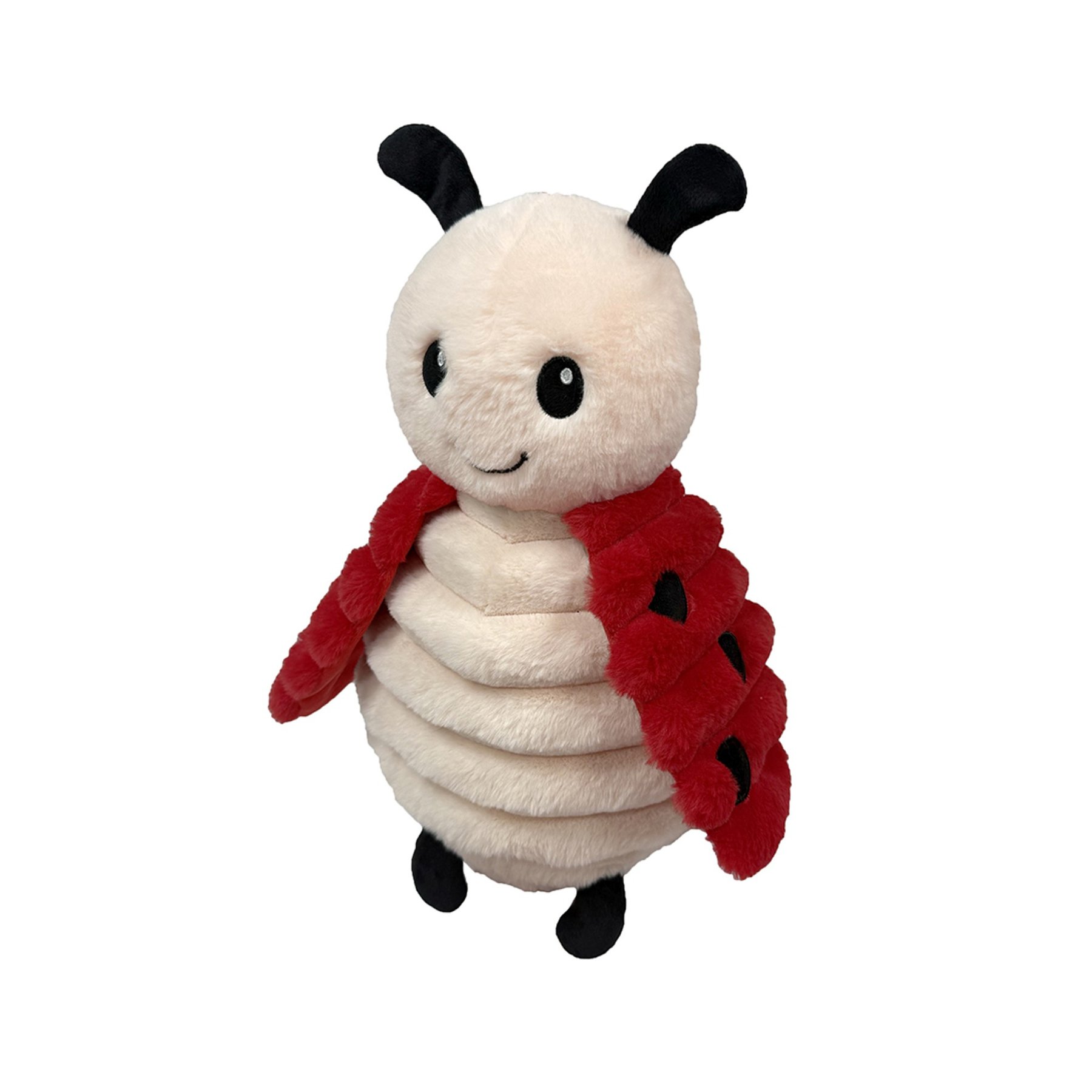 Petlou Bugs Life Ladybug Squeaky Plush Dog Toy, 16-in