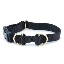 PetSafe Keep Safe Nylon Breakaway Dog Collar, Black, Medium: 14 to 20-in neck, 1-in wide