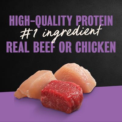 Show full view: Cesar Classic Loaf in Sauce Variety Pack Adult Filet Mignon & Grilled Chicken Wet Dog Food Trays, 3.5-oz, 6 count slide 5 of 10
