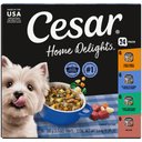 Cesar Home Delights Variety Pack Small Breed Adult Wet Dog Food, 3.5-oz tray, case of 24