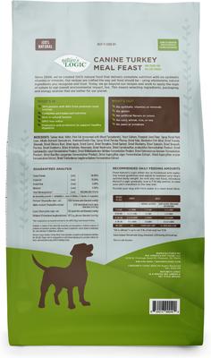 Show full view: Nature's Logic 100% Natural Canine Turkey Meal Feast All Life Stages Dry Dog Food, 25-lb bag slide 6 of 11