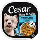 Cesar Home Delights Slow Cooked Chicken & Vegetables Dinner in Sauce Small Breed Adult Wet Dog Food Trays, 3.5-oz, case of 24