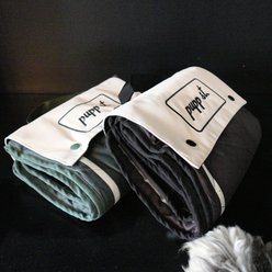 pupp st. Foldable Travel Outdoor Dog Mat, Medium, Black slide 2 of 3