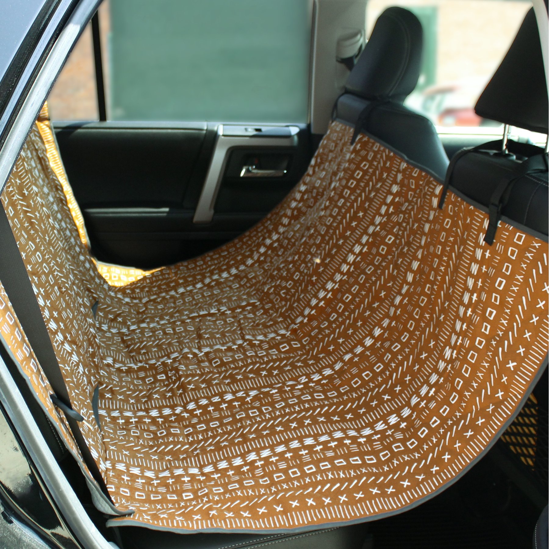 Molly Mutt Everywhere Organic Car Dog Seat Cover, Rust