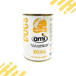 Ami Yellow Carrots & Potatoes Vegan Wet Dog Food, 14-oz can, case of 12