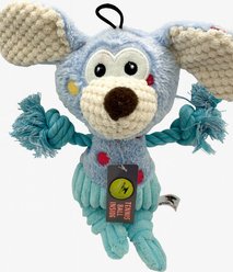 SteelDog USA Flat Polka Dot Pal Puppy Squeaky Plush Dog Toy
