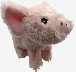 SteelDog USA Barnyard Baller Pig Crinkle Plush Dog Toy