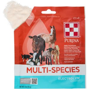 Purina Multi-Species Electrolyte Cattle Supplement, 4-oz pouch