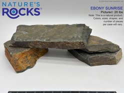 NATURE'S ROCKS Ebony Sunrise Slate Aquarium Rock, Black, 20-lb slide 2 of 7