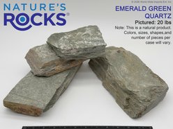 NATURE'S ROCKS Emerald Green Quartz Slate Aquarium Rock, 20-lb slide 2 of 4