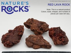 NATURE'S ROCKS Red Lava Aquarium Rock, 10-lb slide 2 of 3