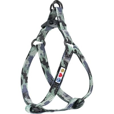 Pawtitas Pawtitas Nylon Reflective Step In Back Clip Dog Harness, Camouflage Grey, Small: 15 to 22-in chest