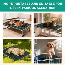 furrybaby Anti-Slip Bottom Machine Washable Dog Crate Mat, Grey, X-Small slide 2 of 9