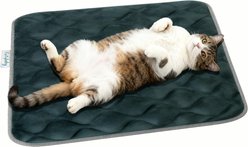 furrybaby Anti-Slip Bottom Machine Washable Dog Crate Mat, Grey, X-Small