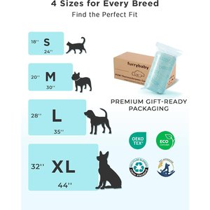 furrybaby Self-Cooling Waterproof Endothermic Color-Changing Dog & Cat Cooling Crate Mat, Ocean Sea, Large